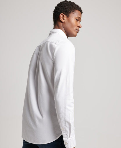 Superdry Vintage Oxford Long Sleeve Shirt - Optic