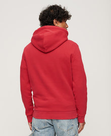 Superdry Soda Pop Vintage Logo Classic Hoodie - Dark Red