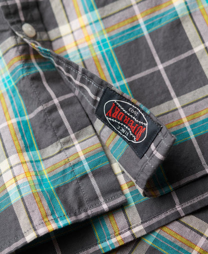 Superdry Short Sleeve Lightweight Check Shirt Shirt - Navy Check