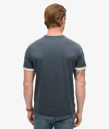 Superdry Essential Logo Retro Striped T-Shirt - Lauren Navy