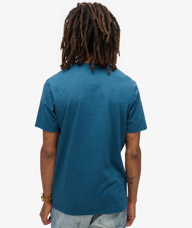 Superdry Embossed Vintage Logo Graphic T-Shirt - Charred Teal Grit
