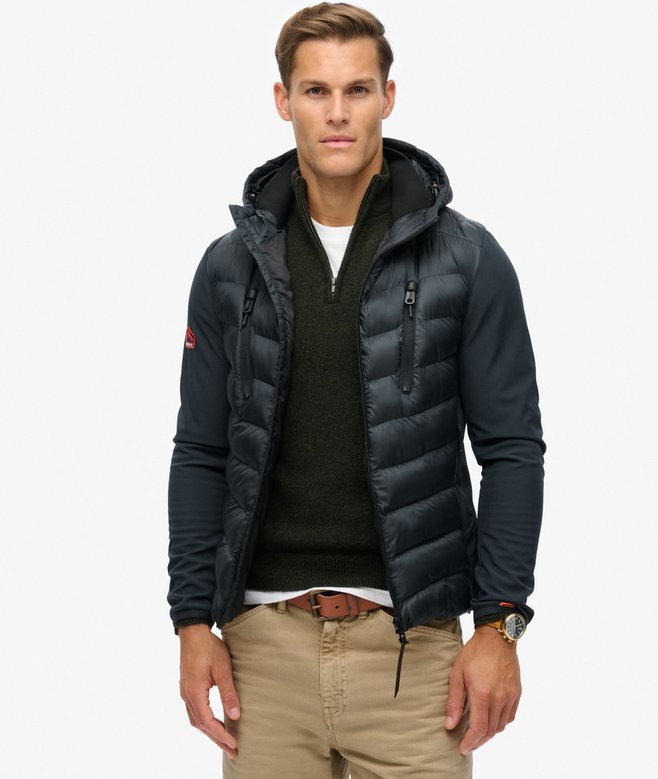 Superdry Hooded Storm Softshell Jacket - Eclipse Navy