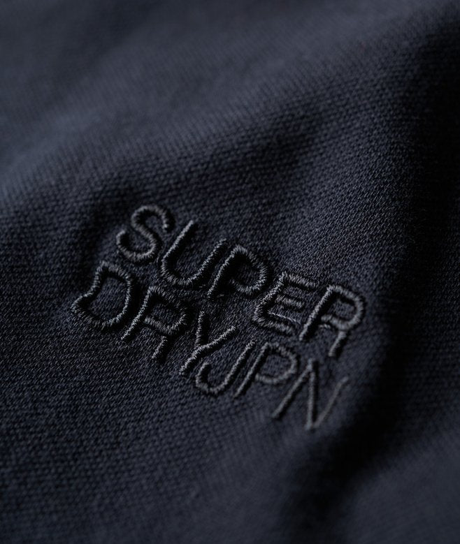 Superdry Sportswear Relaxed Tipped Polo Shirt - Eclipse Navy
