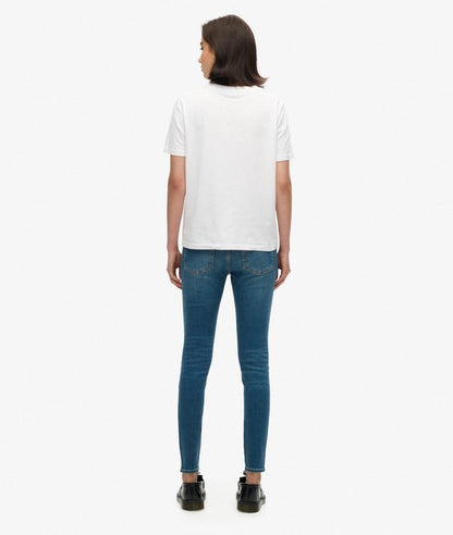 Ladies Superdry Vintage High Rise Skinny Jean - Fulton Vintage Blue