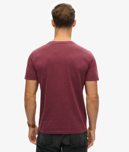 Superdry Classic Core Logo Shadow T-Shirt - Port Red