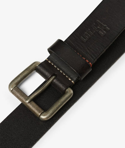 Superdry Men's Badgeman Leather Jean Belt - Black