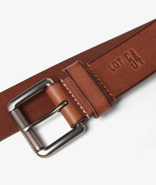 Superdry Men's Badgeman Leather Jean Belt - Tan
