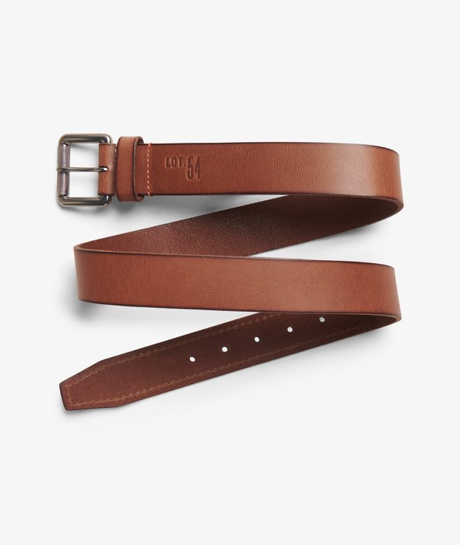 Superdry Men's Badgeman Leather Jean Belt - Tan