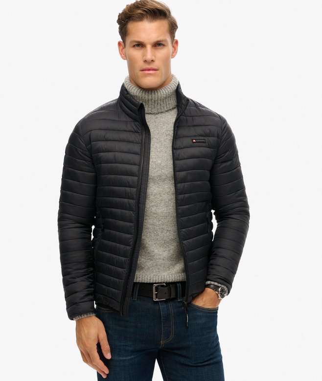 Superdry Fuji Lite Padded Jacket - Jet Black