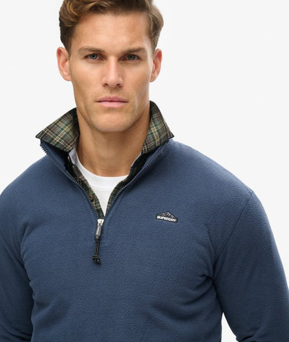 Superdry Polar Fleece Half Zip - Lauren Navy
