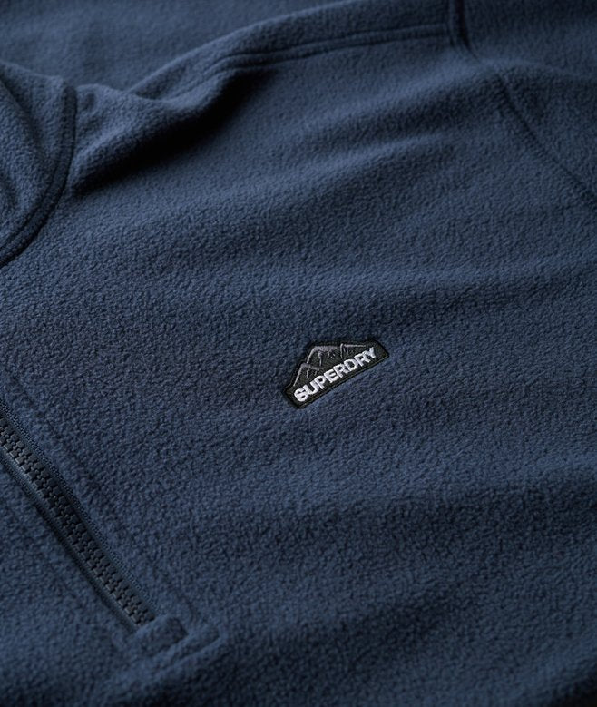 Superdry Polar Fleece Half Zip - Lauren Navy