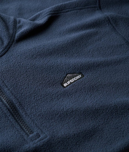 Superdry Polar Fleece Half Zip - Lauren Navy