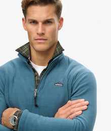Superdry Polar Fleece Half Zip - Orion Blue