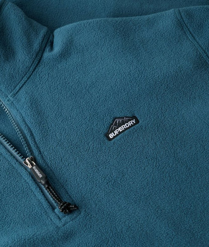 Superdry Polar Fleece Half Zip - Orion Blue