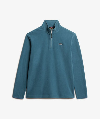 Superdry Polar Fleece Half Zip - Orion Blue