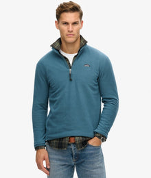 Superdry Polar Fleece Half Zip - Orion Blue