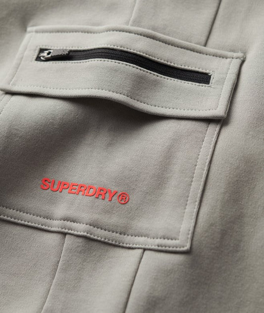 Superdry Tech Logo Cargo Shorts - Slate Iron