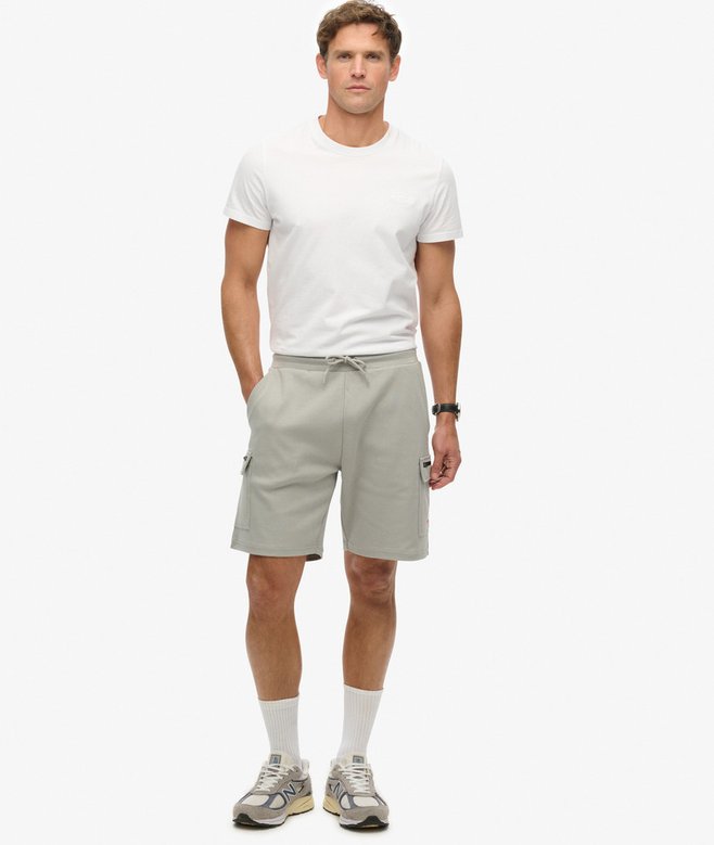 Superdry Tech Logo Cargo Shorts - Slate Iron