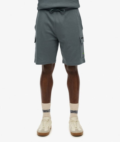 Superdry Tech Logo Cargo Shorts - Stormy Weather Blue