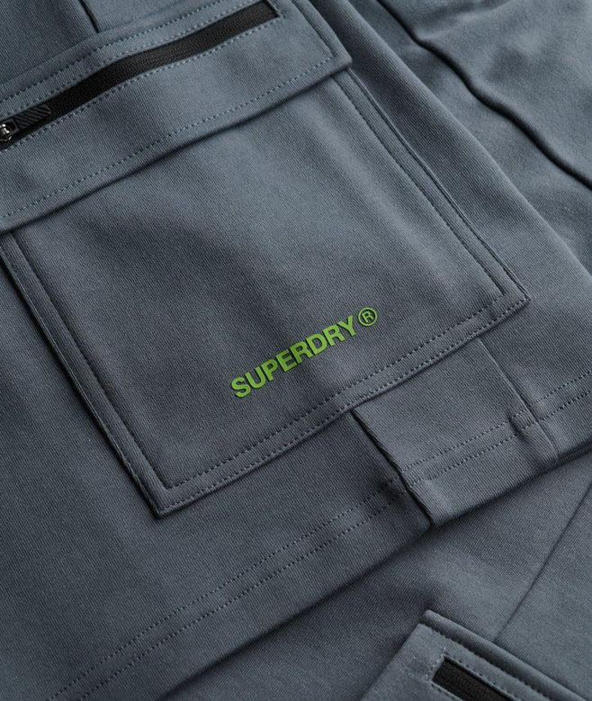 Superdry Tech Logo Cargo Shorts - Stormy Weather Blue