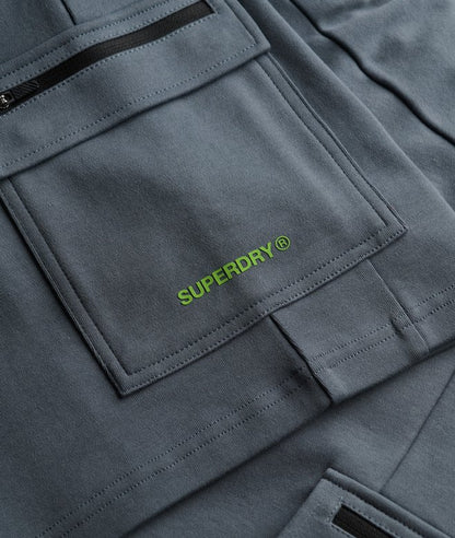 Superdry Tech Logo Cargo Shorts - Stormy Weather Blue