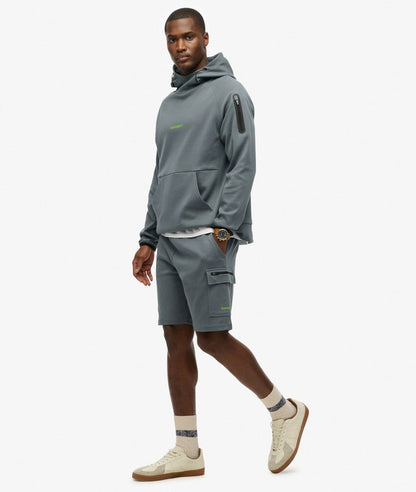 Superdry Tech Logo Cargo Shorts - Stormy Weather Blue