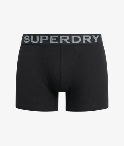 Superdry Boxer Shorts Triple Pack - Black/Orange