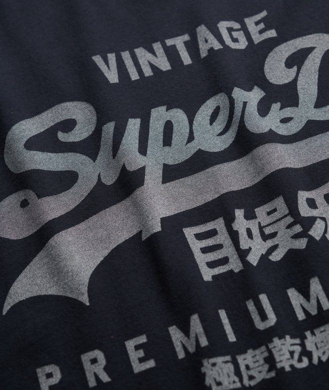 Superdry Vintage Logo Classic T-Shirt - Eclipse Navy