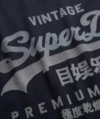 Superdry Vintage Logo Classic T-Shirt - Eclipse Navy