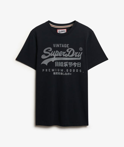 Superdry Vintage Logo Classic T-Shirt - Eclipse Navy