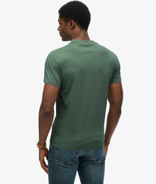 Superdry Cotton Essential Logo Embroidered T-Shirt - Laurel Khaki