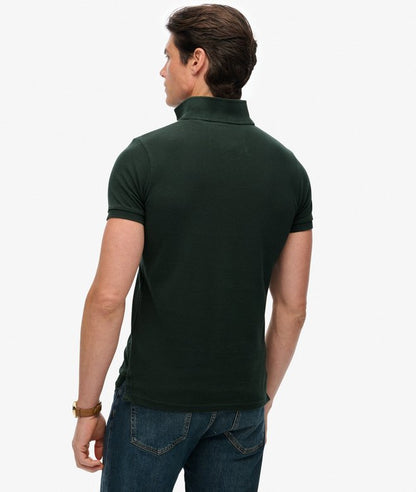 Superdry Vintage Athletic Embroidered Pol Shirt - Eagle Green