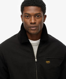 Superdry Cotton Canvas Ranch Jacket - Jet Black