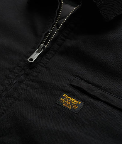 Superdry Cotton Canvas Ranch Jacket - Jet Black