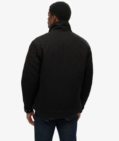 Superdry Cotton Canvas Ranch Jacket - Jet Black
