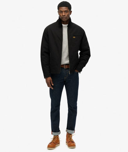 Superdry Cotton Canvas Ranch Jacket - Jet Black