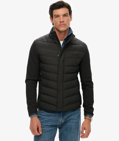 Superdry Storm Popper Softshell Jacket - Black