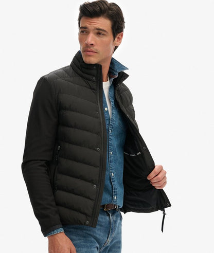 Superdry Storm Popper Softshell Jacket - Black