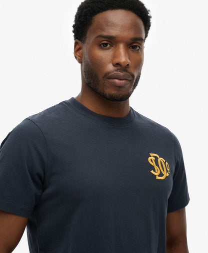 Superdry & Co Neon Relaxed T-Shirt - Eclipse Navy