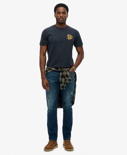 Superdry & Co Neon Relaxed T-Shirt - Eclipse Navy