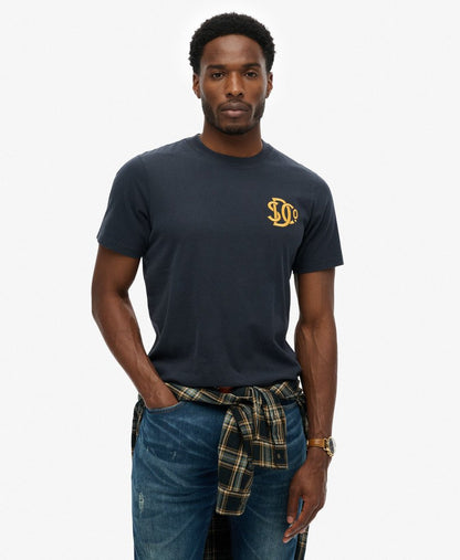 Superdry & Co Neon Relaxed T-Shirt - Eclipse Navy