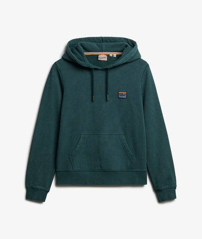 Superdry Unisex Great Outdoors Embroidered Relax Hoodie - Dark Forest Green