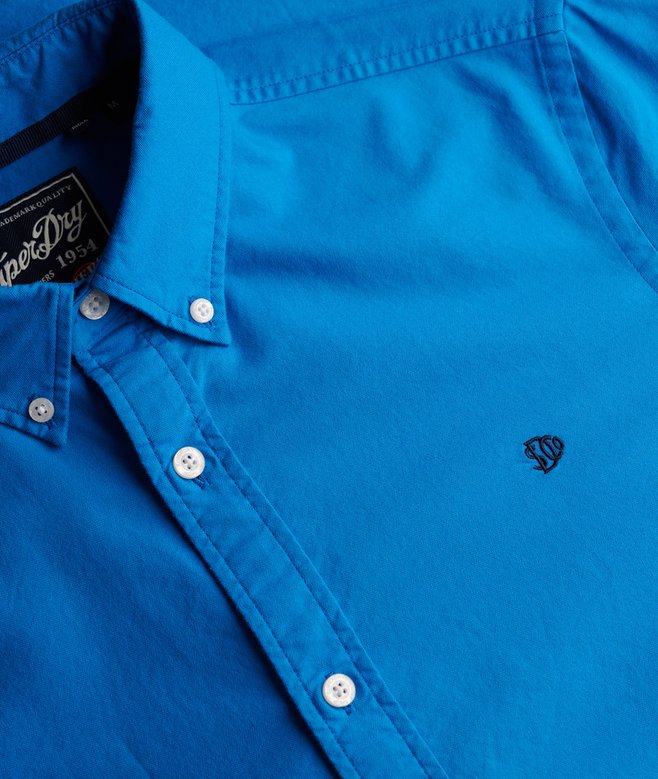 Superdry Classic Oxford Long Sleeve Shirt - French Blue