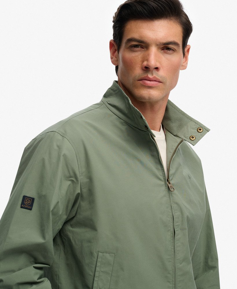 Superdry Classic Harrington Jacket - Lliy Pad Green