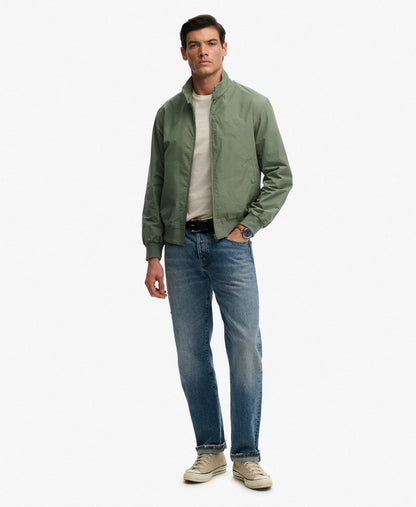 Superdry Classic Harrington Jacket - Lliy Pad Green