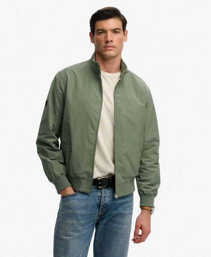 Superdry Classic Harrington Jacket - Lliy Pad Green