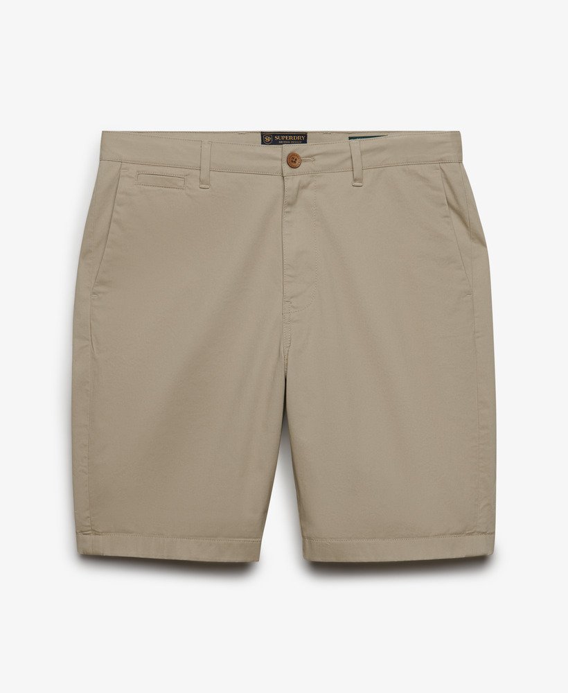 Superdry Premium Regular Chino Shorts - Sandstone Brown