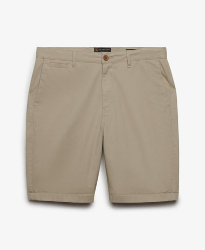 Superdry Premium Regular Chino Shorts - Sandstone Brown