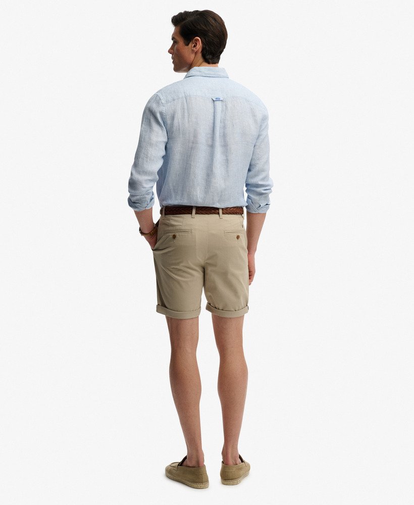 Superdry Premium Regular Chino Shorts - Sandstone Brown