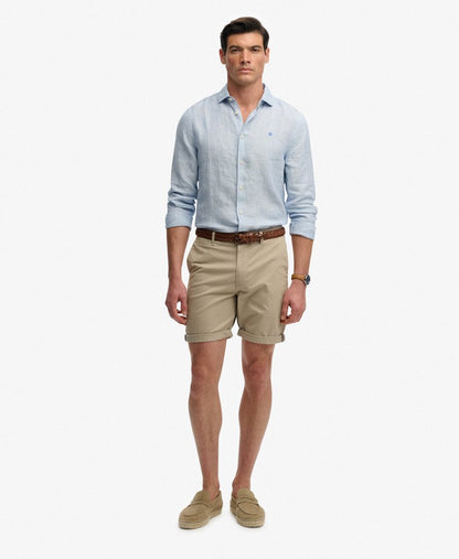 Superdry Premium Regular Chino Shorts - Sandstone Brown